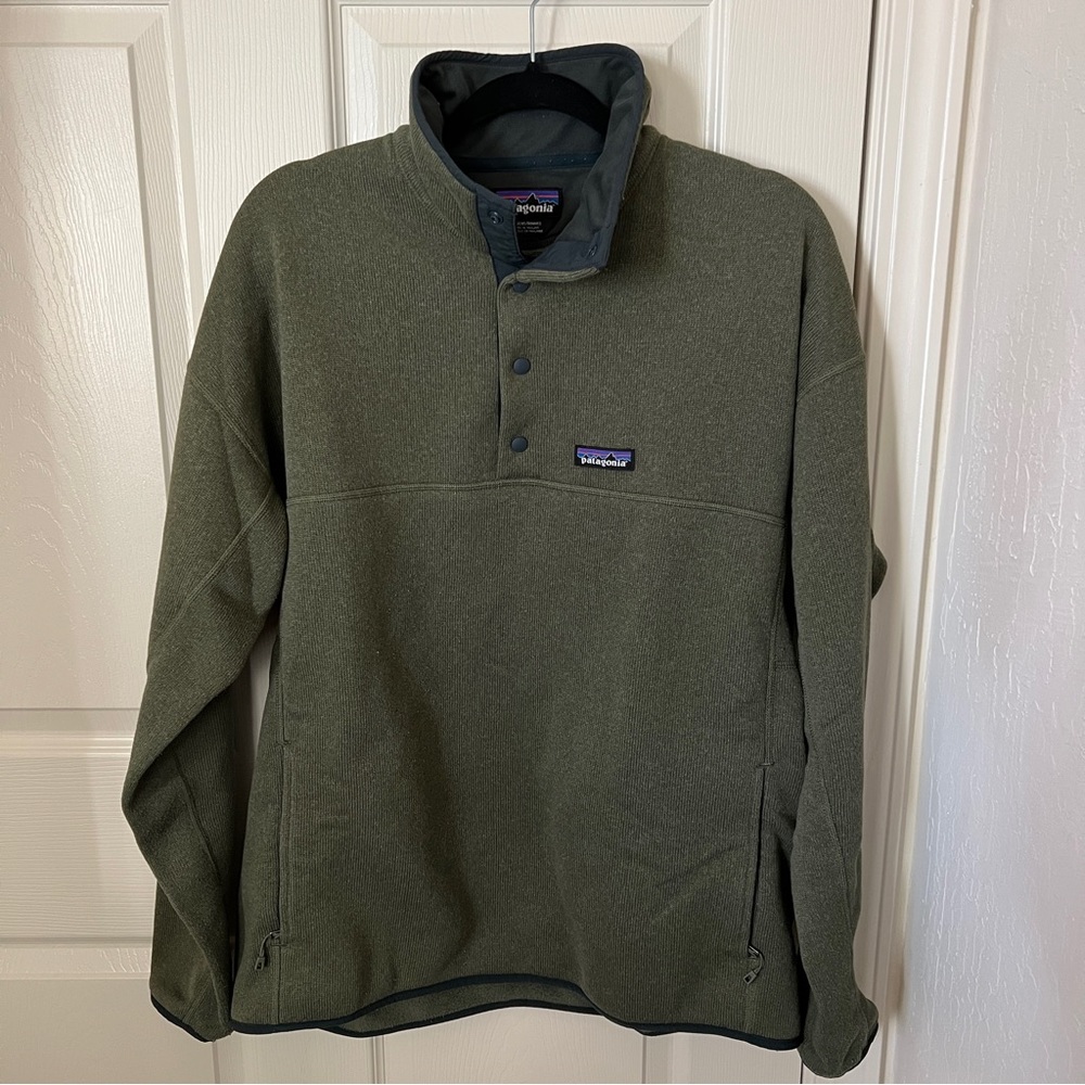 Patagonia Men's Snap-T Fleece Pullover - olive